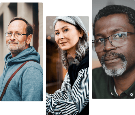 Landing page header (small)